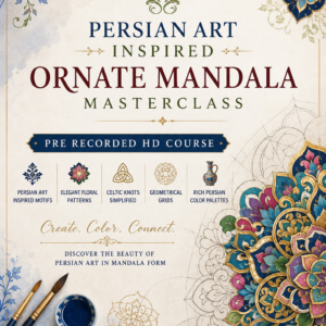 Persian Art Inspired Ornate Mandala Course