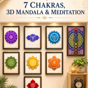 Seven Chakra 3D Mandala