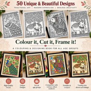 Mithila Mandala Colouring Sheets