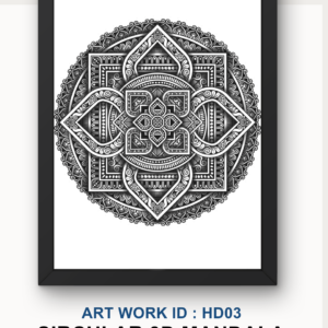 Circular 3D Mandala