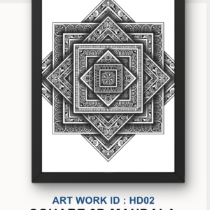 Square 3D Mandala