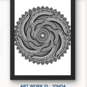 Sudarshana Chakra 3D Mandala